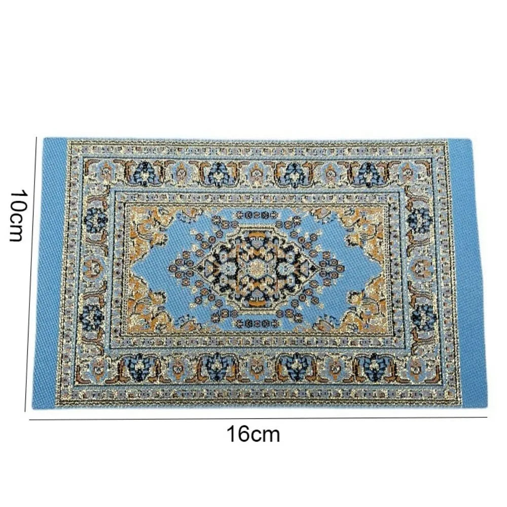 Turkish Style Rug for Dollhouse Decor