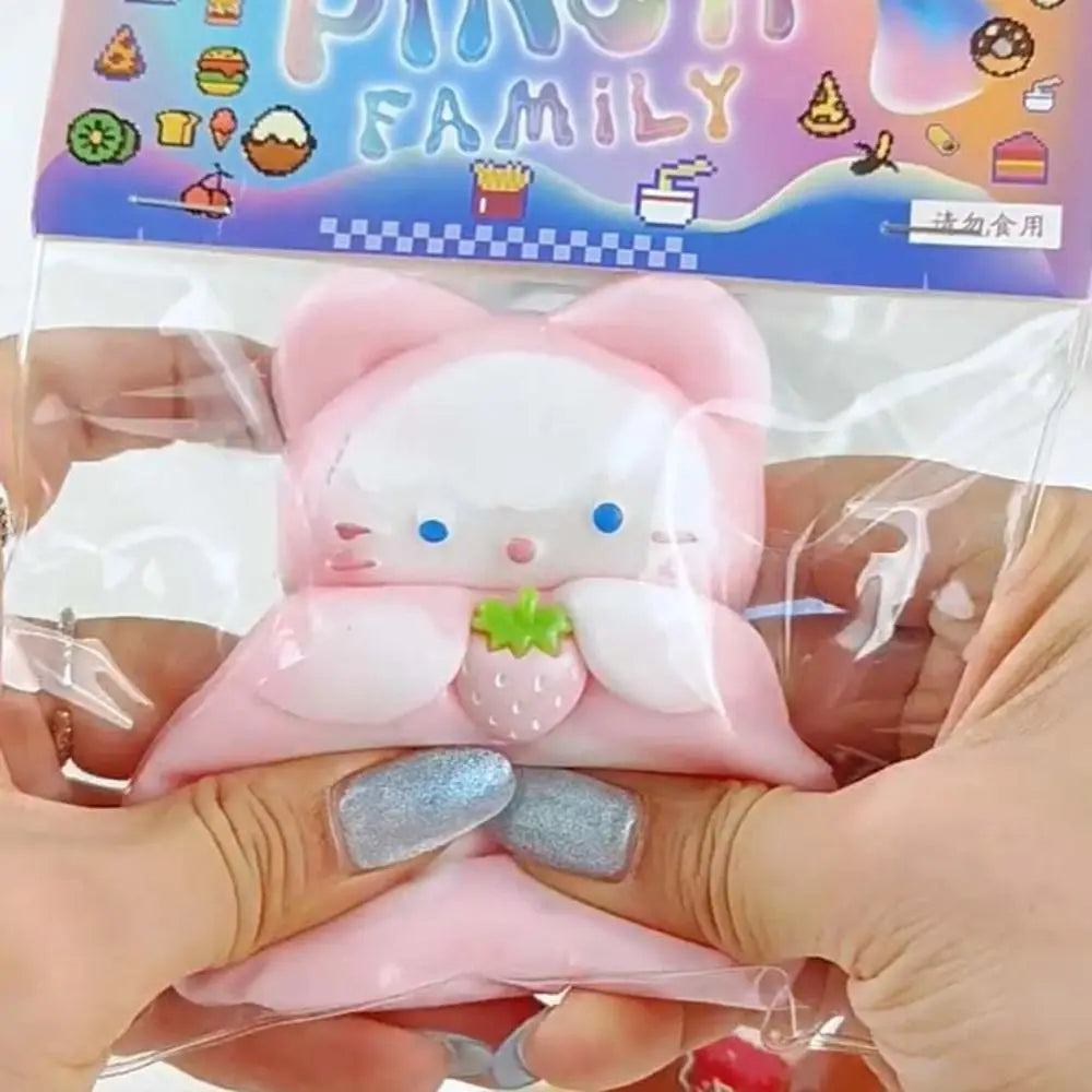 Kawaii Squishy Cat – Stress Relief Toy 🐱