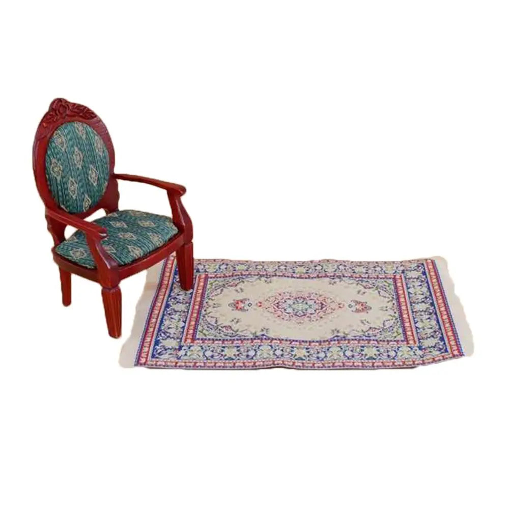 Turkish Style Rug for Dollhouse Decor