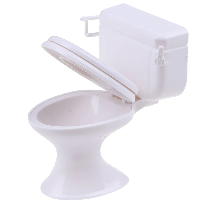 Vintage Bathroom Toilet - Dolls Accessories