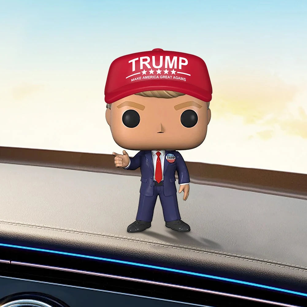 Mini Trump Statue Decor – Make America Great Again