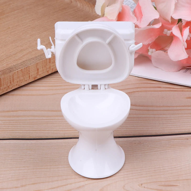 Vintage Bathroom Toilet - Dolls Accessories