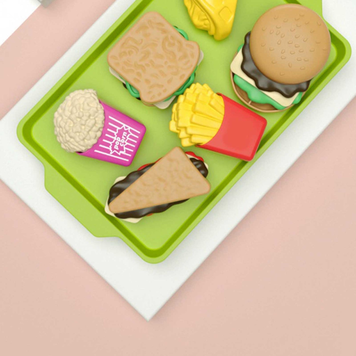 Play Food Toy Set - detachable fast food toys