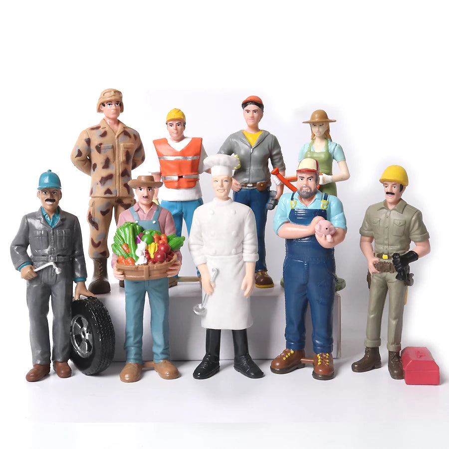 Professionals Career Doll Figures - For Kids