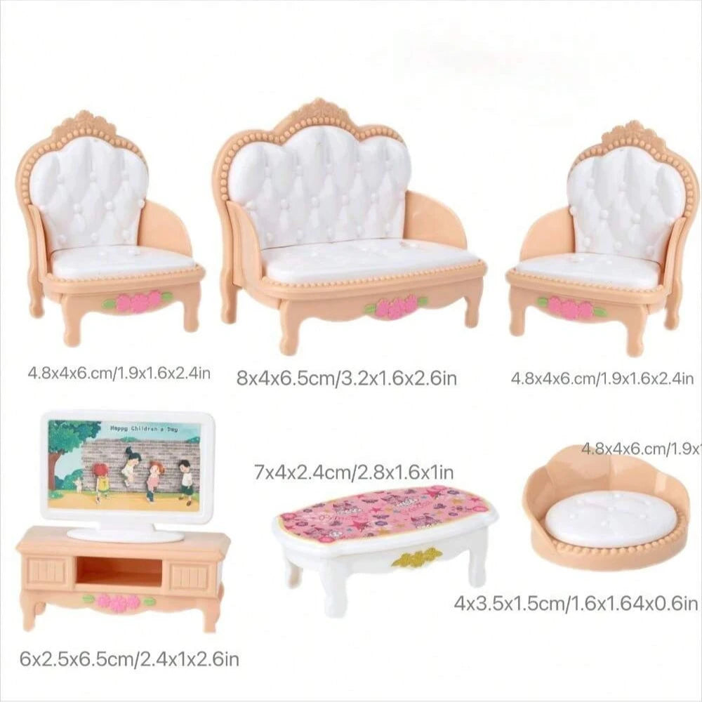 Elegant Victorian Style Sofa, Chairs & Accessories