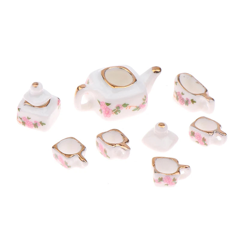 Mini Ceramic Kungfu Tea Set Kettle Cup Tableware