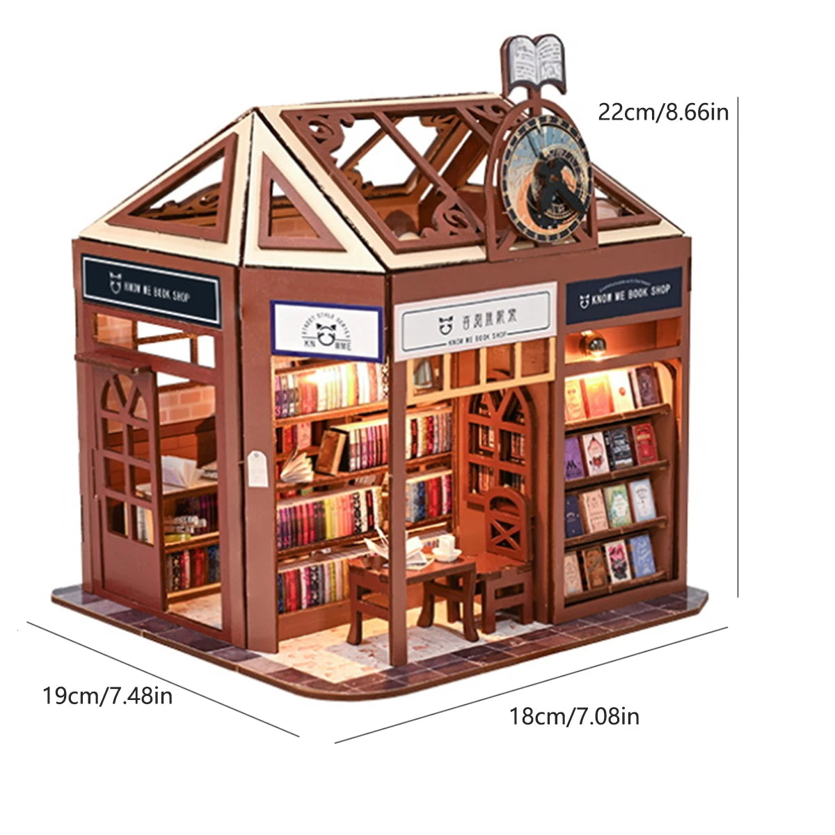 Street View Book Shop - DIY Miniature Kit