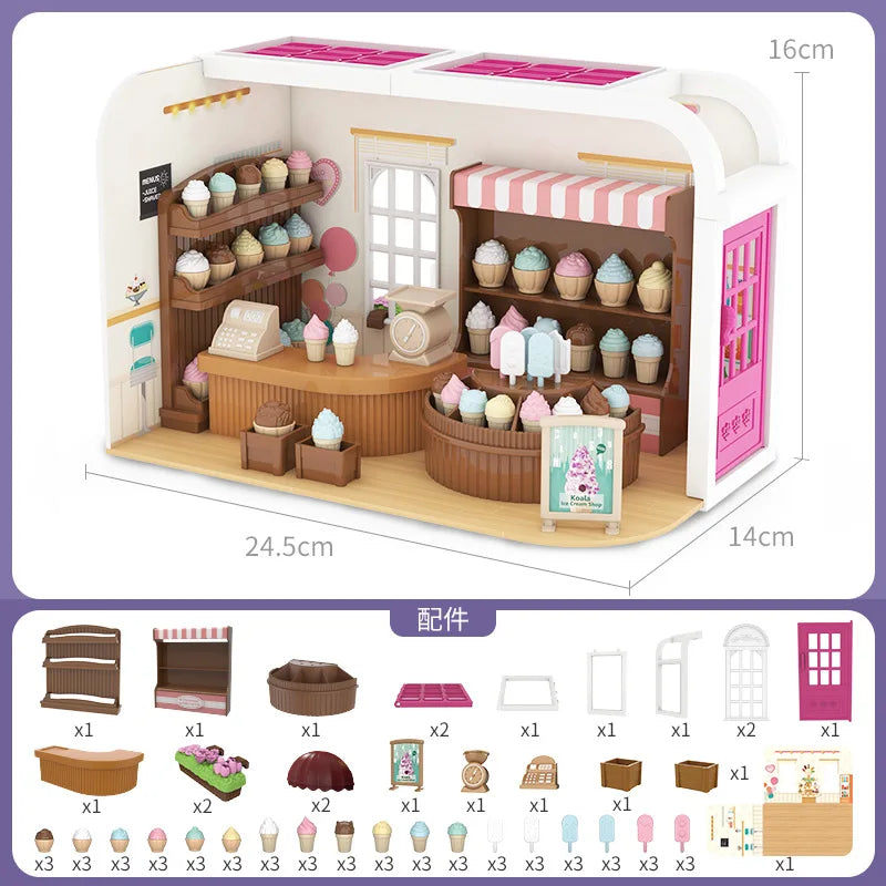 Miniature Dollhouse Playset Kids – 1:12 Scale DIY