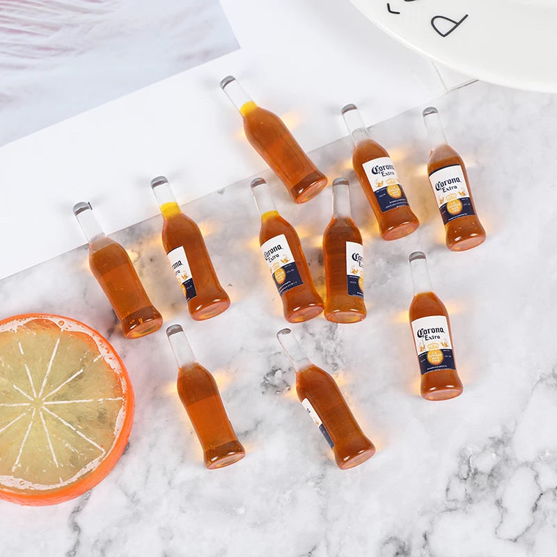 Mini Simulation Wine Bottle Model - 10Pcs