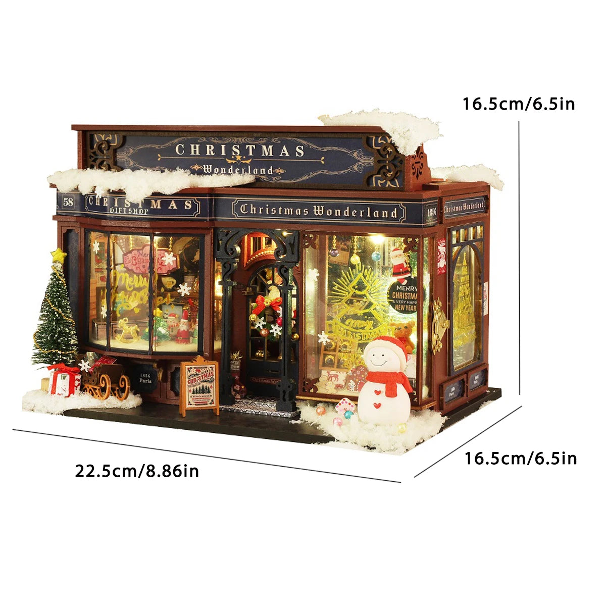 Christmas Wonderland Miniature House With Cover