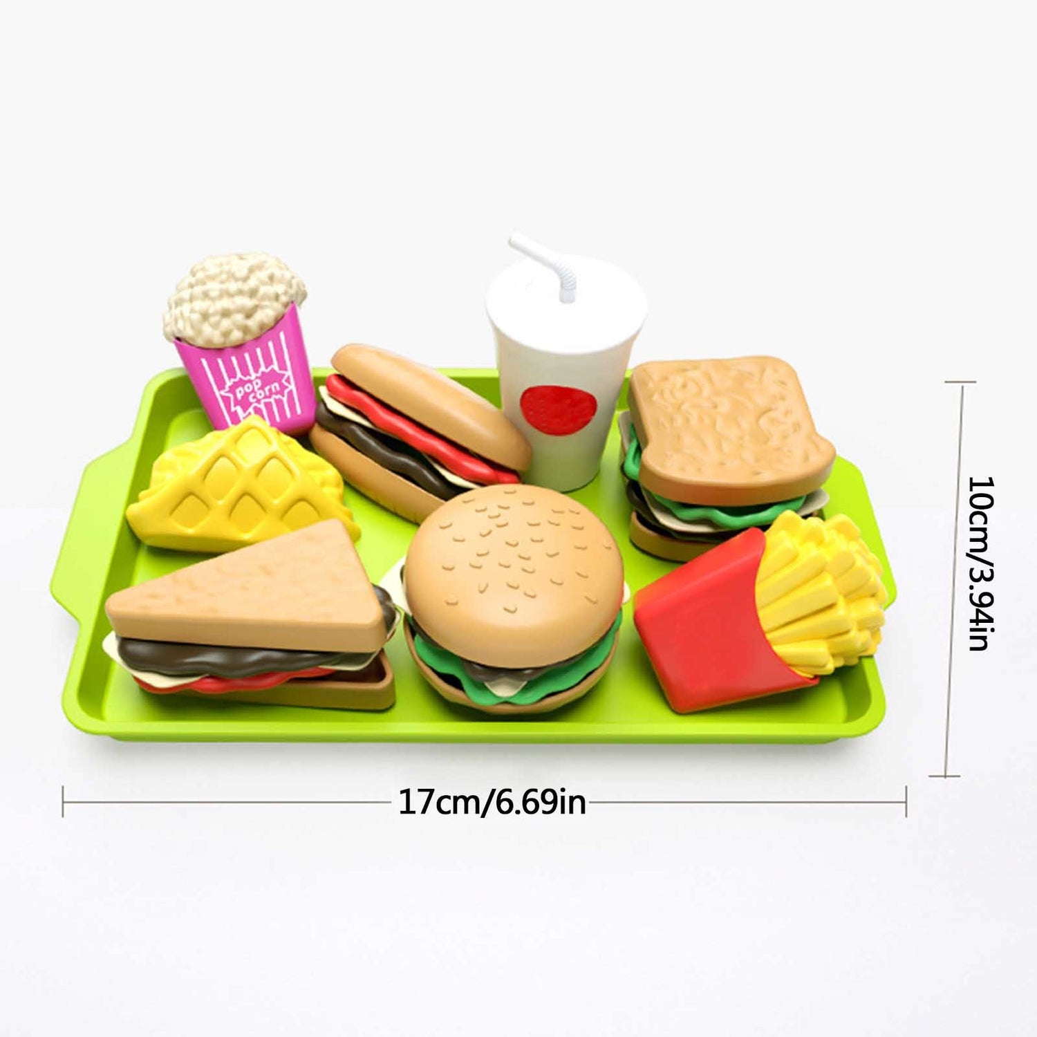 Play Food Toy Set - detachable fast food toys