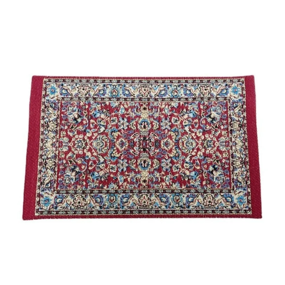 Turkish Style Rug for Dollhouse Decor