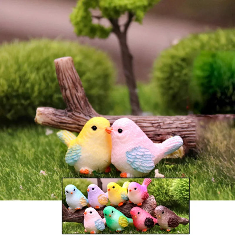 Tiny Flamingo Animal Figurine - Fairy Garden