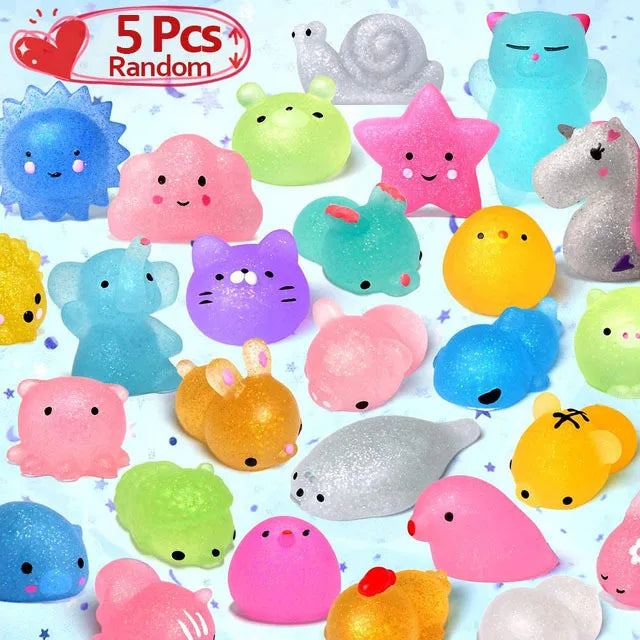 Sensory Mochi Squishy Animal Toys - Kawaii Stress Relief 🐼🐰🐣