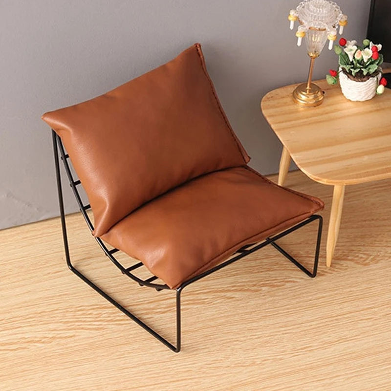 Dollhouse Sofa Chair – 1:6/1:12 Scale Furniture Accessory