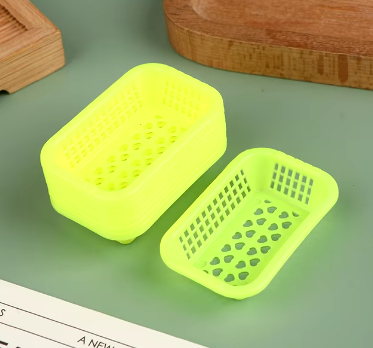 Dollhouse Plastic Baskets - 10 Pcs