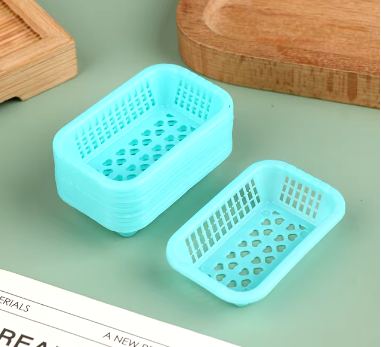 Dollhouse Plastic Baskets - 10 Pcs