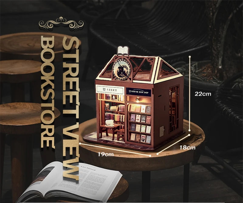 Book Shop & Pet Shop - Mini Creatures Home - 3D Puzzle