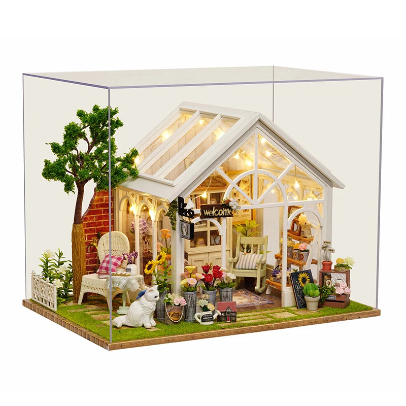 Vintage Sunshine Greenhouse Cottage Model Kit