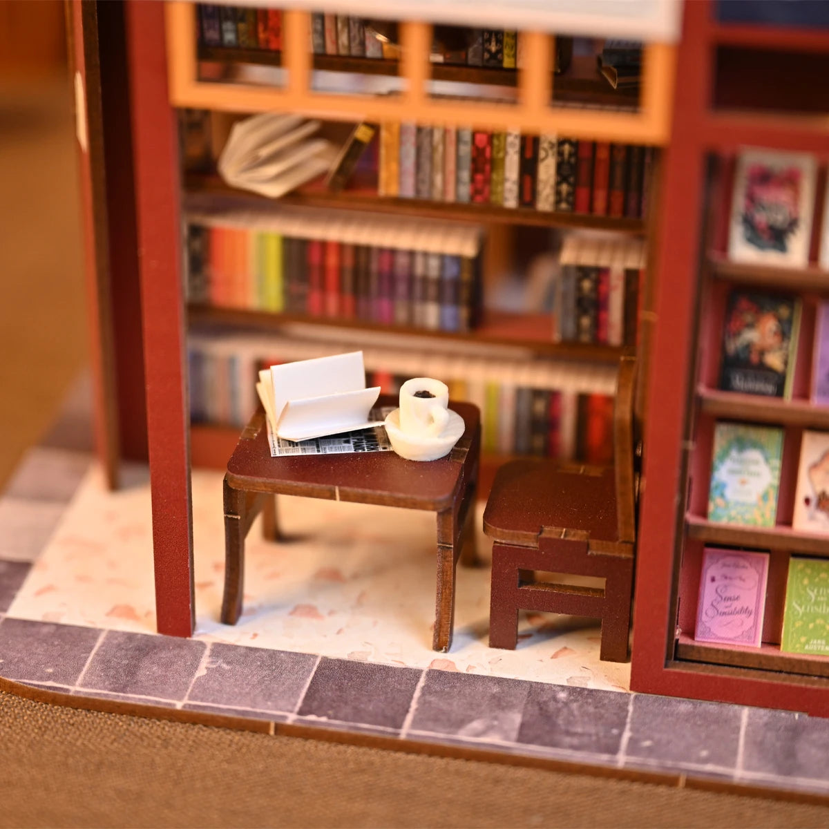 Street View Book Shop - DIY Miniature Kit