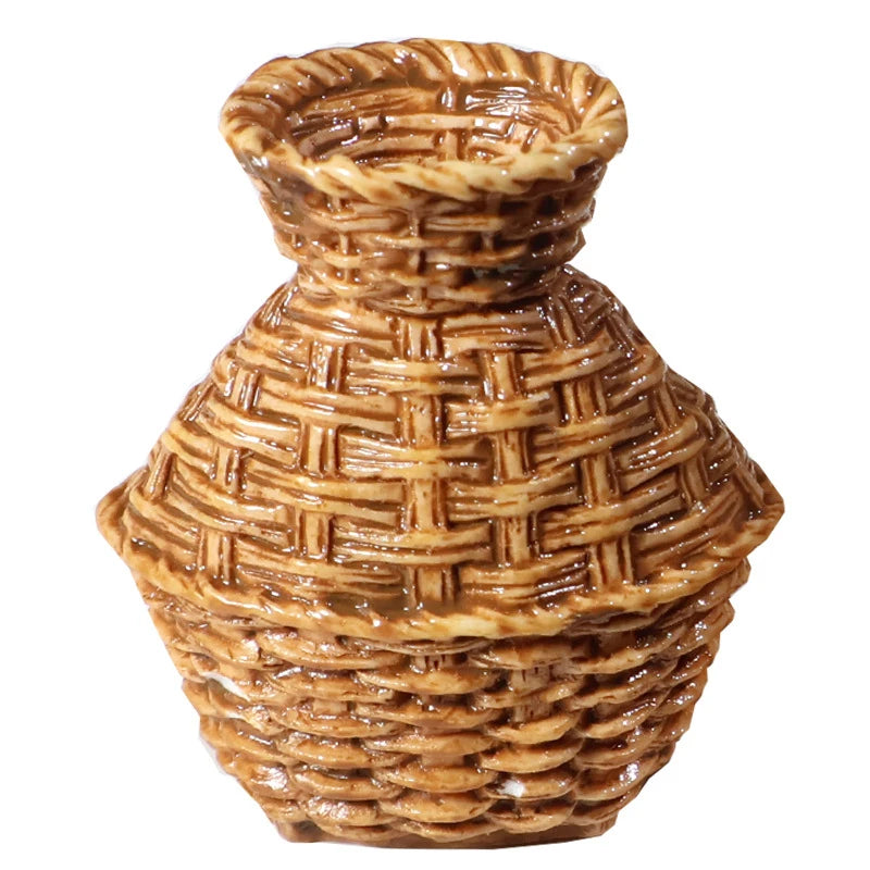 Woven Basket Set – Dollhouse Decor