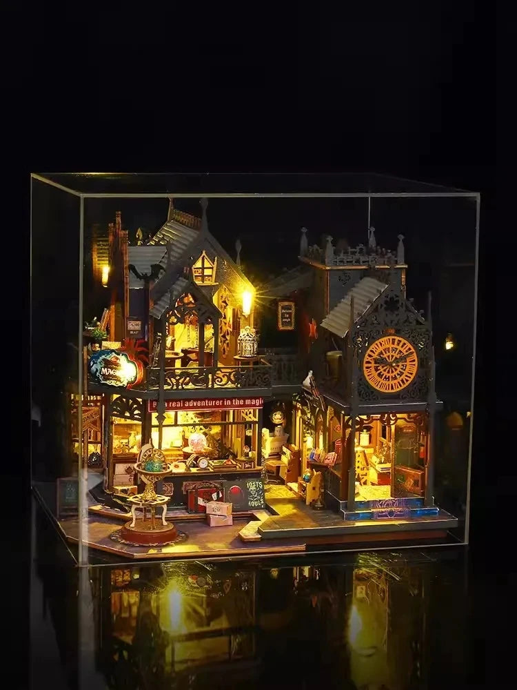 Holo Magic City Haunted House - DIY Big Doll House