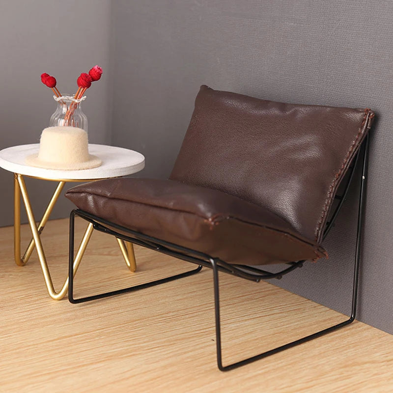 Dollhouse Sofa Chair – 1:6/1:12 Scale Furniture Accessory