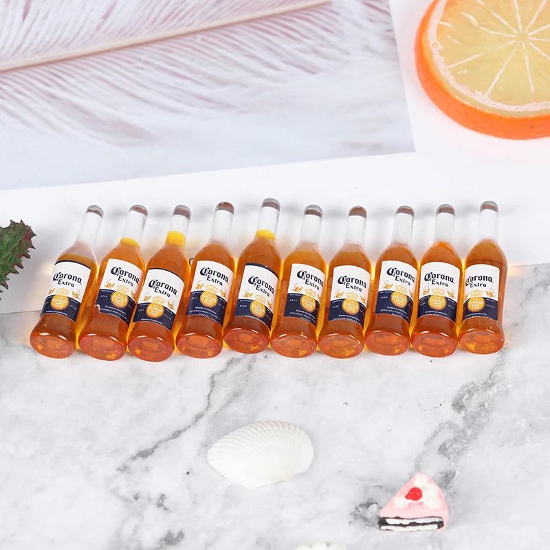 Mini Simulation Wine Bottle Model - 10Pcs