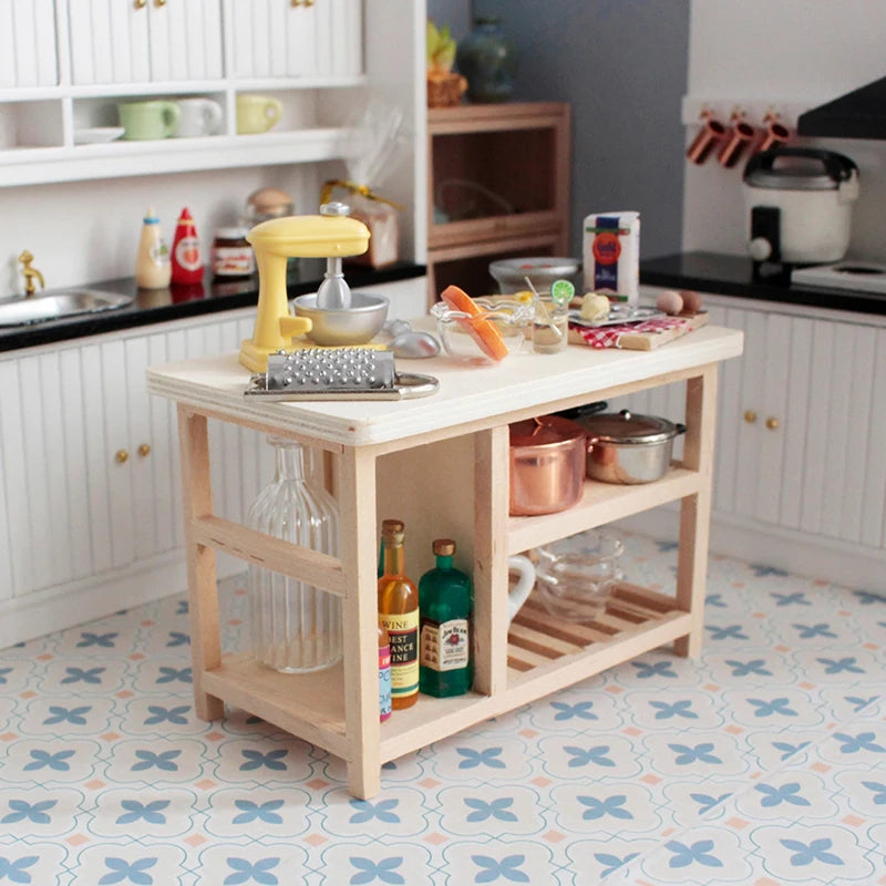 Writing Desk & Wooden Storage Table