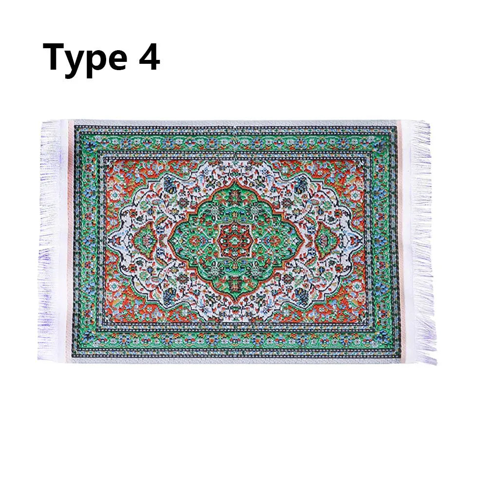 Turkish Style Rug for Dollhouse Decor