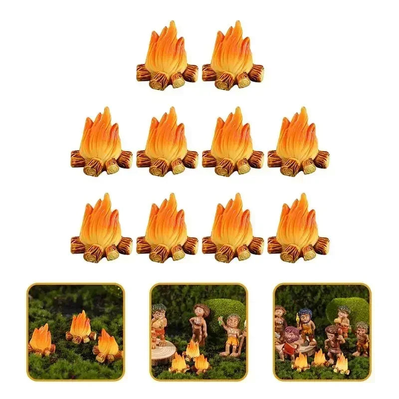 Realistic Bonfire Firewood Model