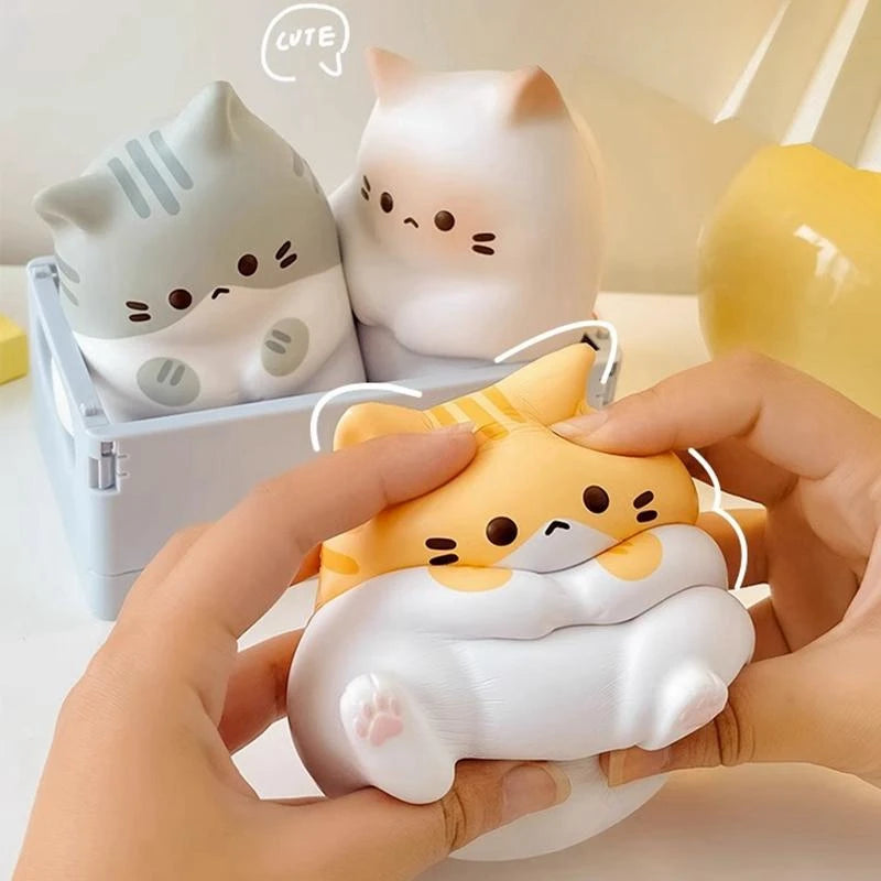 New Cat Stress Relief Squishy Toy -Anti stress Ball Cartoon