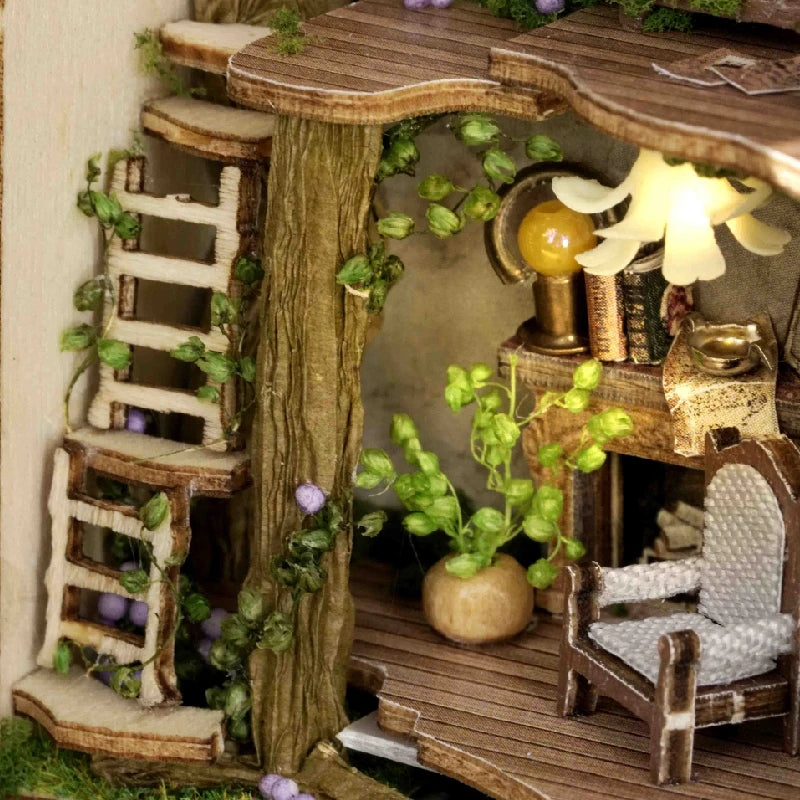 Forest Wooden Wonderland Book Nook