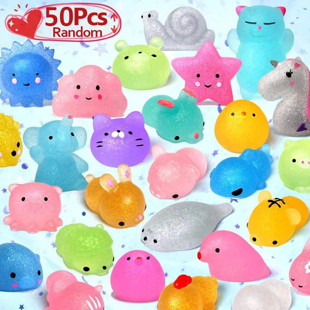 Sensory Mochi Squishy Animal Toys - Kawaii Stress Relief 🐼🐰🐣