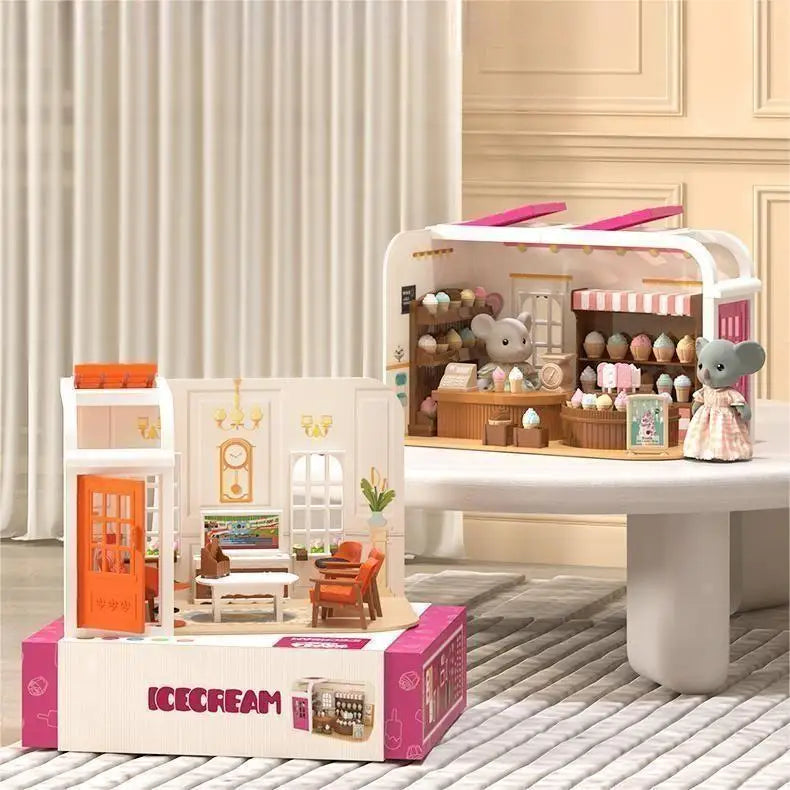 Miniature Dollhouse Playset Kids – 1:12 Scale DIY