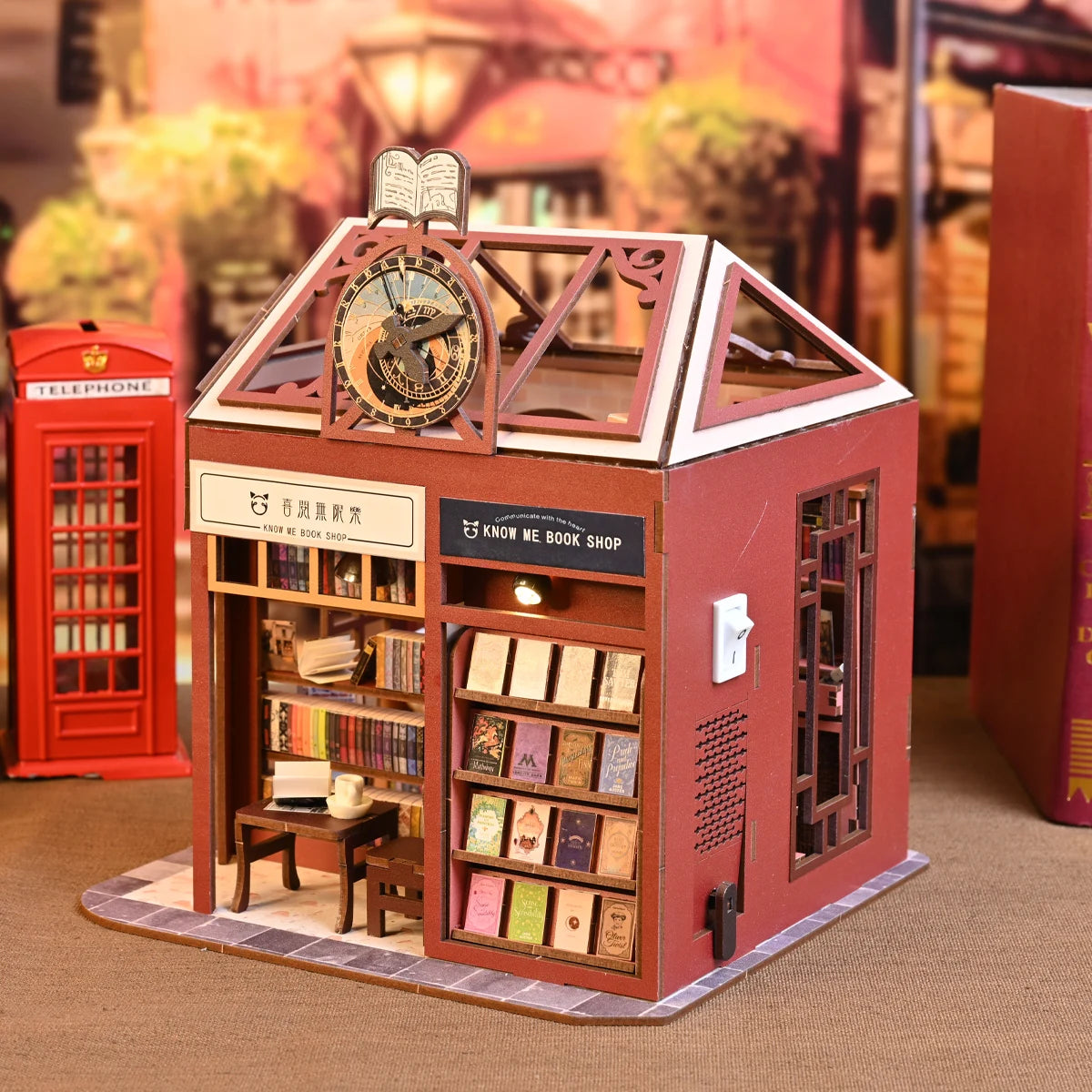 Street View Book Shop - DIY Miniature Kit