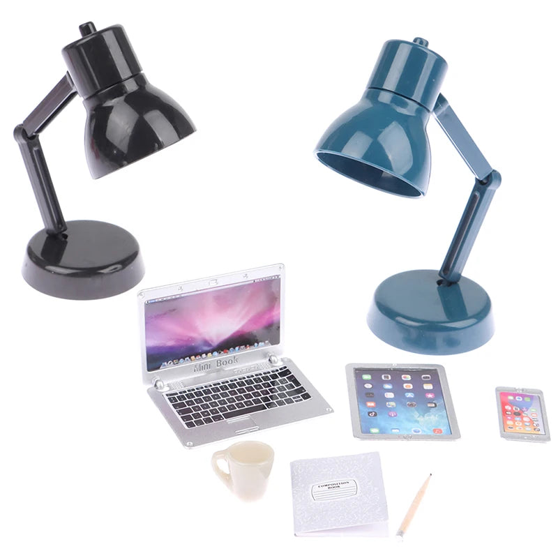 Miniature Office Accessories Set – 1:12 Scale Dollhouse