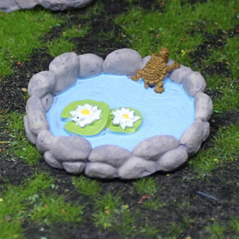 Miniature Garden Decor Ornaments – DIY Pool Models