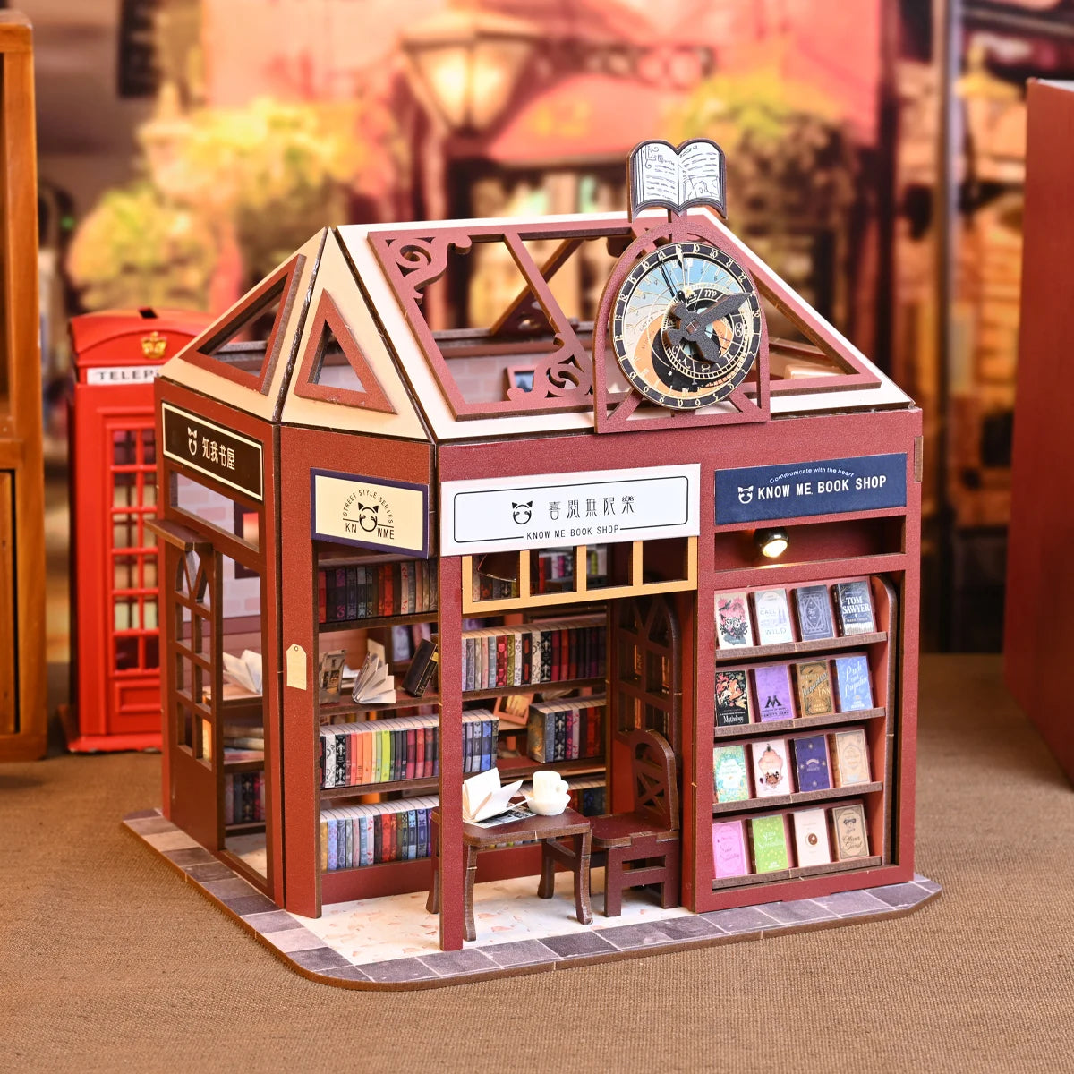 Street View Book Shop - DIY Miniature Kit