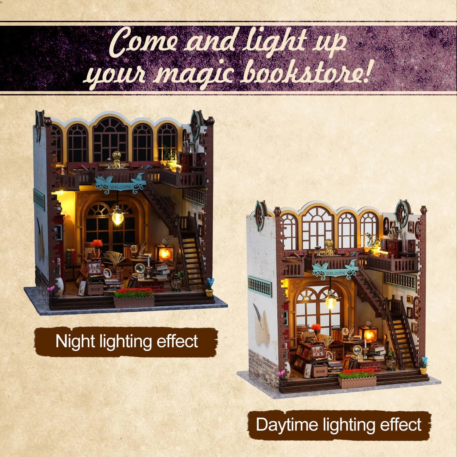 Magic Book House DIY Book Nook Kit