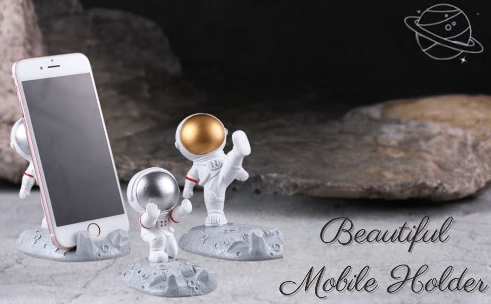 Mini Astronauts Mobile Phone Stand Holder