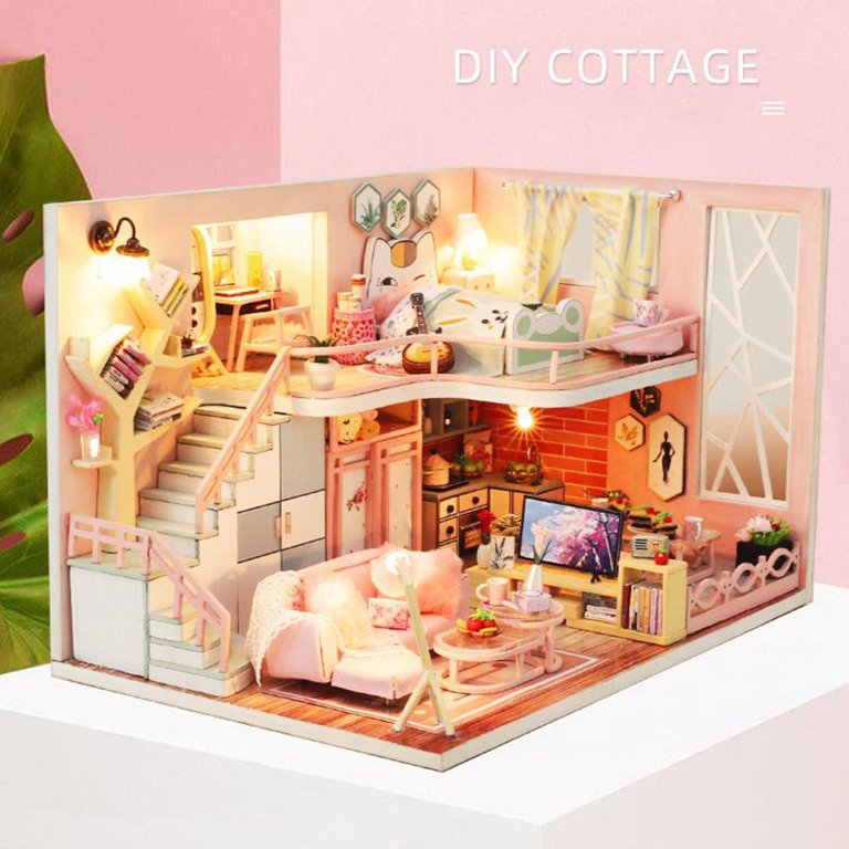 Hugo Kitti Miniature Dollhouse 3D Kit