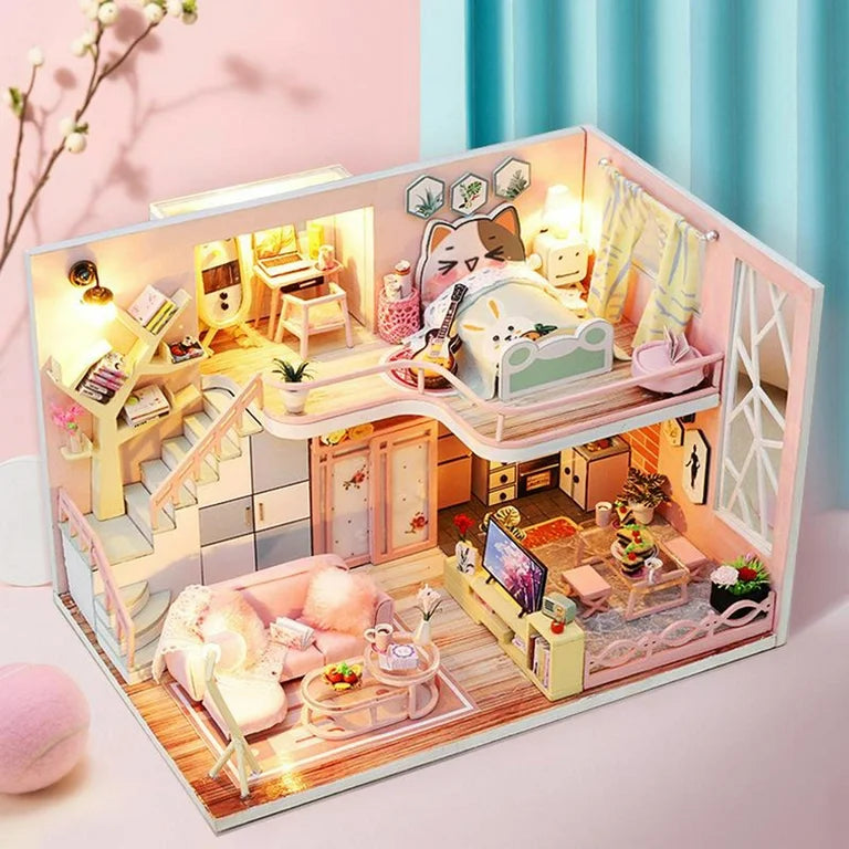 Hugo Kitti Miniature Dollhouse 3D Kit