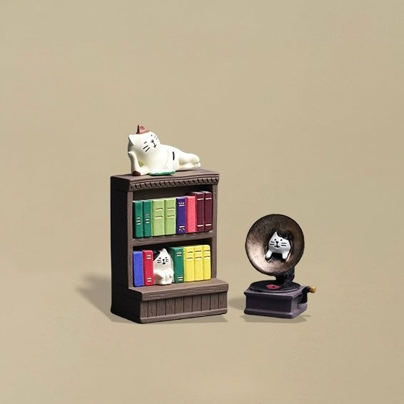 Cute Cat Figurine Miniatures