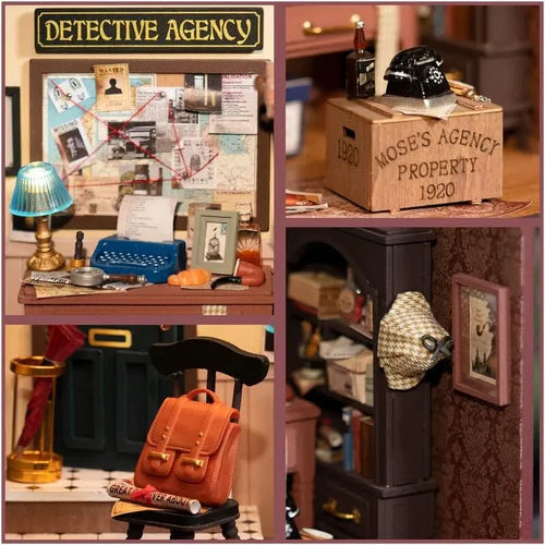 Mose’s Detective Agency- Mystery Unraveled: The Detective’s Office Miniature