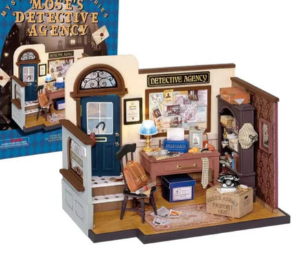 Mose’s Detective Agency- Mystery Unraveled: The Detective’s Office Miniature