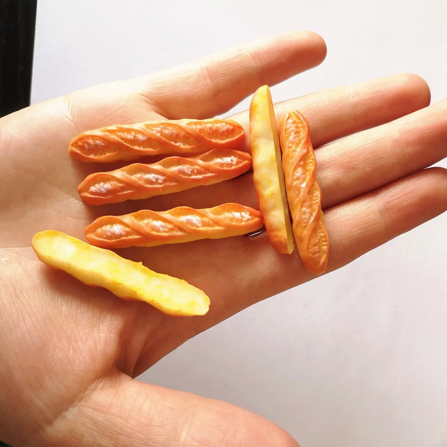 Realistic Miniature French Baguette