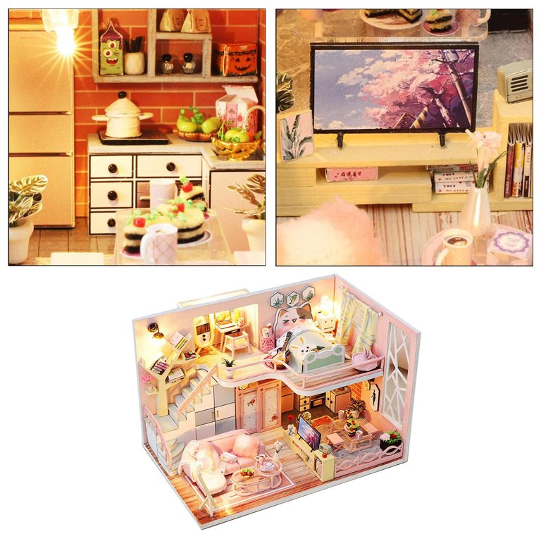 Hugo Kitti Miniature Dollhouse 3D Kit