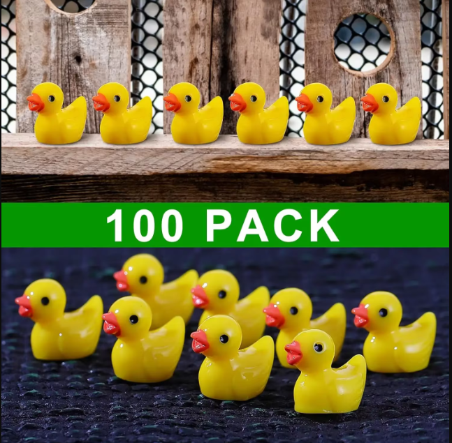 Mini Resin Ducks - 100/200Pcs