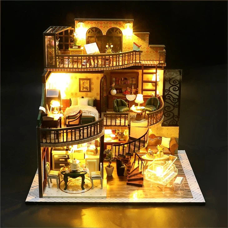 Dollhouse Kit with Furniture